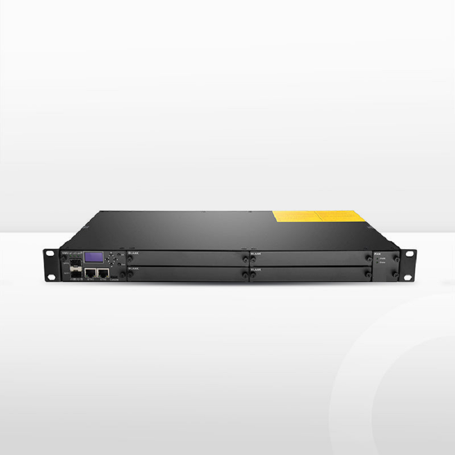 Refurb Squared FMT04-CH1U, 4 Slots 1U Managed Chassis Unloaded Platform, Redundant AC PSUs, Support SNMP Network Management
