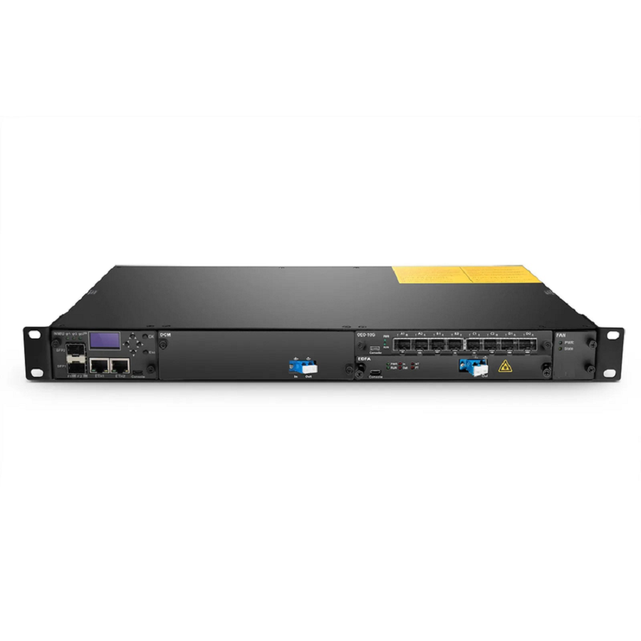 Refurb Squared FMT04-CH1U, 4 Slots 1U Managed Chassis Unloaded Platform, Redundant AC PSUs, Support SNMP Network Management