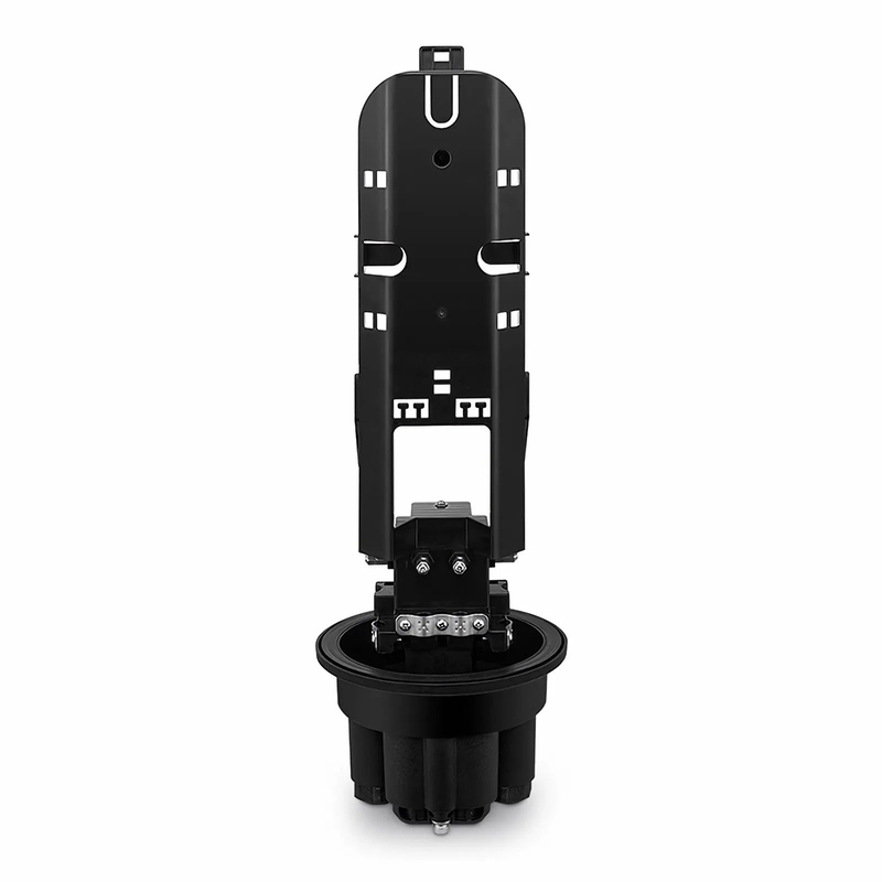 Refurb Squared 144 Fibers 2In-4Out Dome Fiber Optic Splice Closure, Mechanical Seal, with 1 Pre-installed Fusion Splice Tray