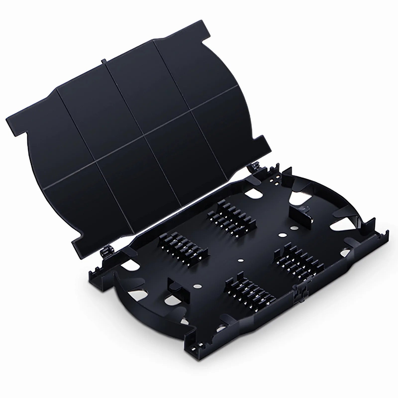 Refurb Squared 24 Fibers Fusion Splice Tray, Plastic, 0.72" x 6.26" x 4.13"