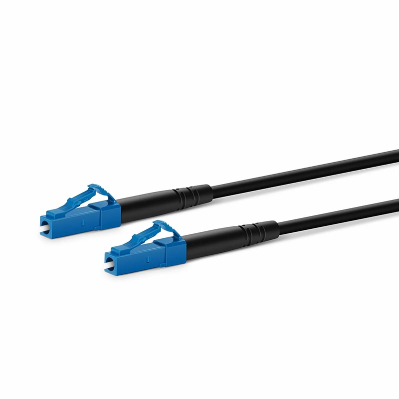 Refurb Squared 5m (16ft) Industrial Armored Fiber Patch Cable, LC UPC to LC UPC, Simplex, 1 Fiber, Single Mode (OS2), TPU