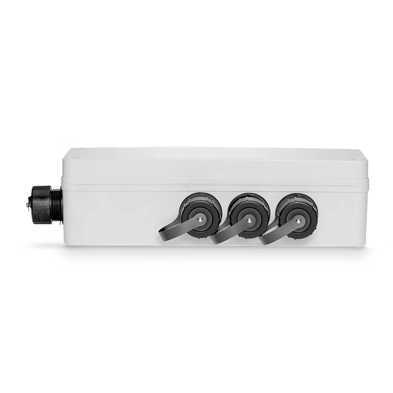 Refurb Squared FTTA Waterproof MTP-12 to 6 x LC Duplex OS2 Fiber Optical Distribution Box