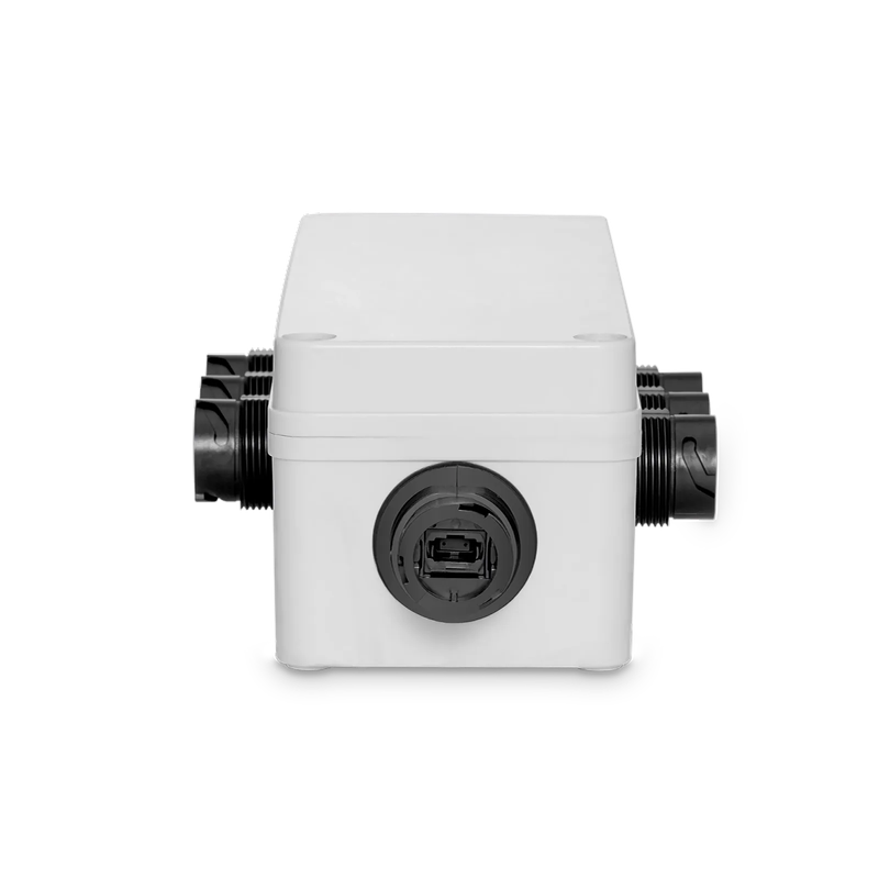 Refurb Squared FTTA Waterproof MTP-12 to 6 x LC Duplex OS2 Fiber Optical Distribution Box