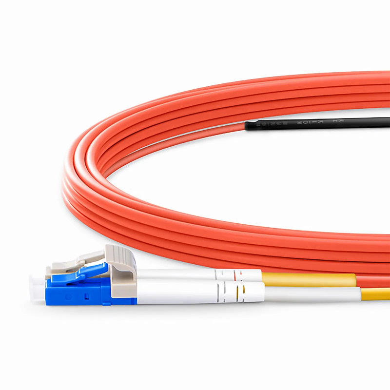 Refurb Squared 2m (7ft) LC to SC OM2 Mode Conditioning Riser (OFNR) Fiber Optic Patch Cable