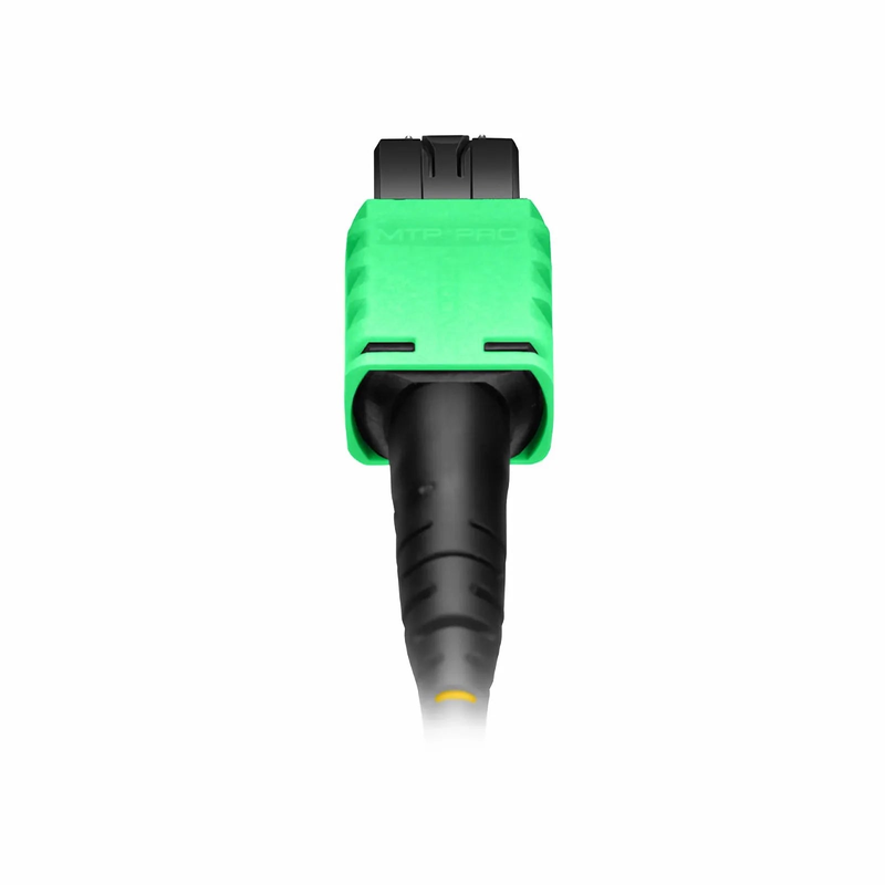 Refurb Squared 10m (33ft) MTP® PRO Jumper, MTP® PRO-12 APC (Male) to MTP® PRO-12 APC (Male), 12 Fibers, Single Mode (OS2), Plenum (OFNP), 0.35dB Max, Type B, Yellow