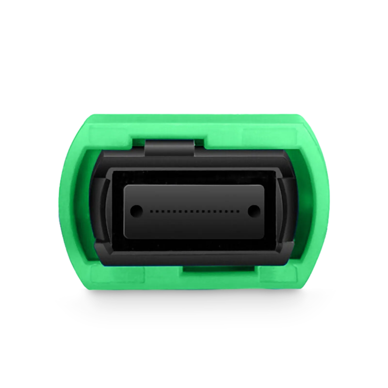 Refurb Squared 1m (3ft) MTP® Jumper, MTP®-16 APC (Female) to MTP®-16 APC (Female), 16 Fibers, Multimode (OM4), Plenum (OFNP), 0.35dB Max, Crossover, Magenta