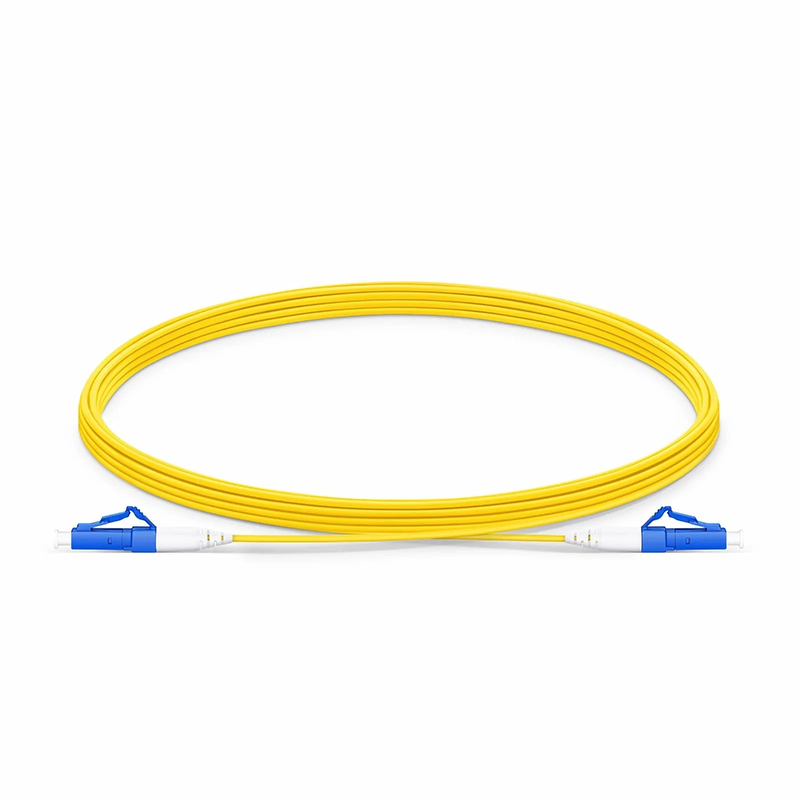 Refurb Squared 5m (16ft) Fiber Patch Cable, 1 Fiber, LC UPC Simplex to LC UPC Simplex, Single Mode (OS2), LSZH, 1.2mm, Tight-Buffered, Yellow
