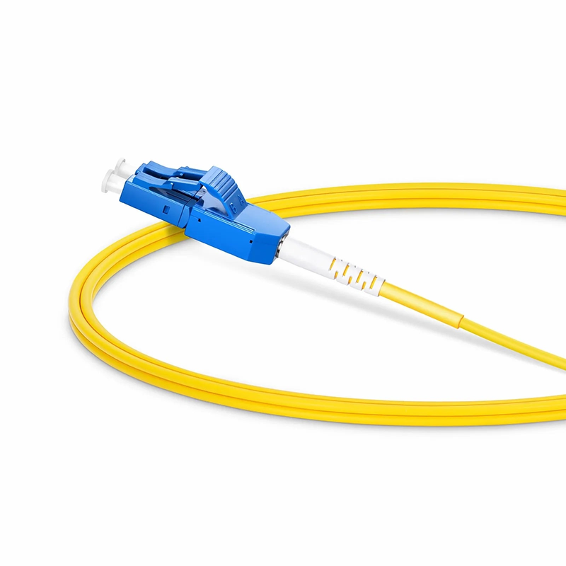 Refurb Squared 1m (3ft) Fiber Patch Cable, 2 Fibers, LC UPC Duplex to LC UPC Duplex Standard Clip Uniboot, Single Mode (OS2), Riser (OFNR), 2.0mm, Yellow