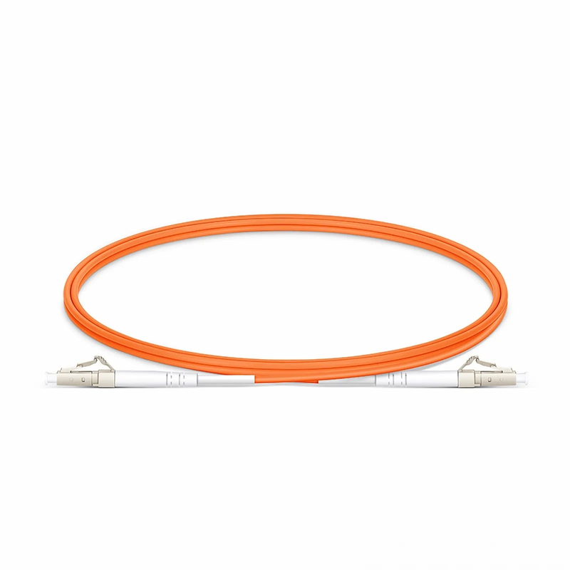 Refurb Squared 1m (3ft) Fiber Patch Cable, 1 Fiber, G.651, LC UPC Simplex to LC UPC Simplex, Multimode (OM1), Riser (OFNR), 2.0mm, Tight-Buffered, Orange