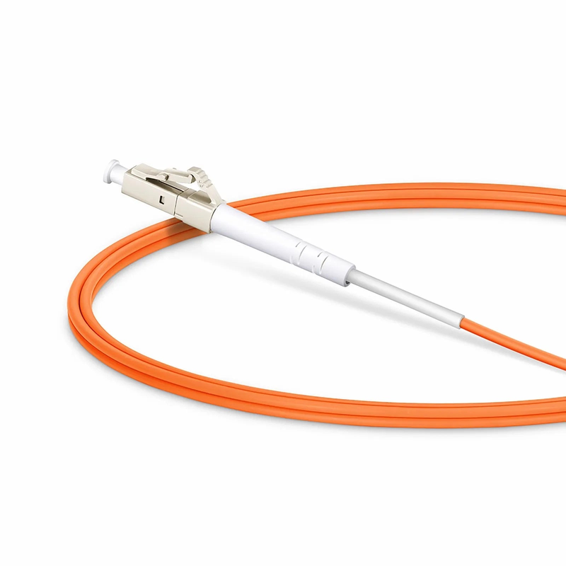 Refurb Squared 1m (3ft) Fiber Patch Cable, 1 Fiber, G.651, LC UPC Simplex to LC UPC Simplex, Multimode (OM1), Riser (OFNR), 2.0mm, Tight-Buffered, Orange
