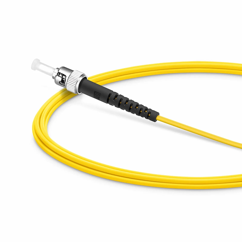 Refurb Squared 2m (7ft) Fiber Patch Cable, 1 Fiber, SC UPC Simplex to ST UPC Simplex, Single Mode (OS2), Riser (OFNR), 1.6mm, Tight-Buffered, Yellow