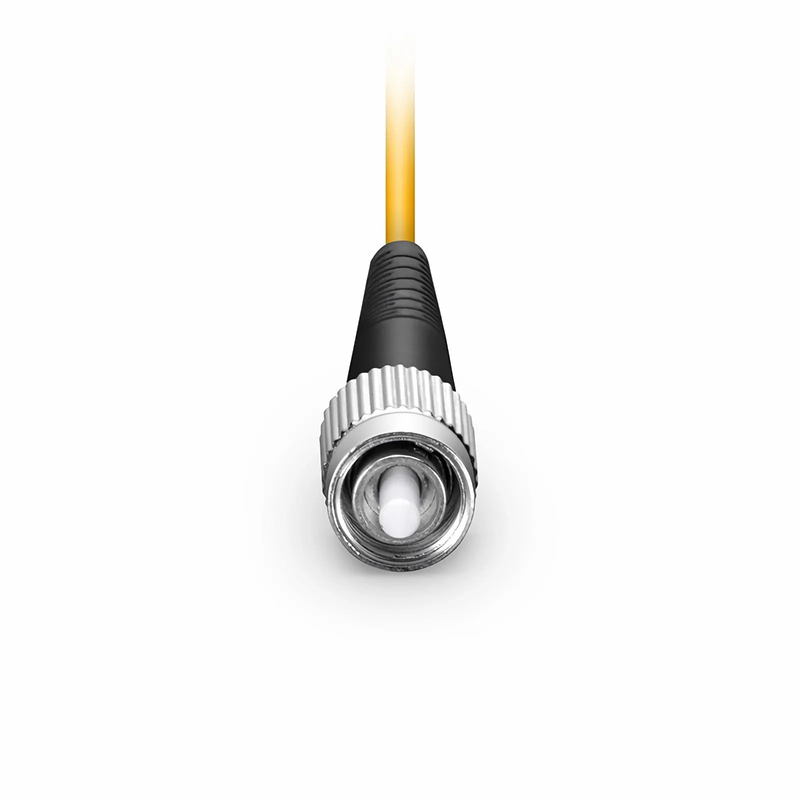 Refurb Squared 1m (3ft) Fiber Patch Cable, 1 Fiber, FC UPC Simplex to FC UPC Simplex, Single Mode (OS2), Riser (OFNR), 2.0mm, Tight-Buffered, Yellow