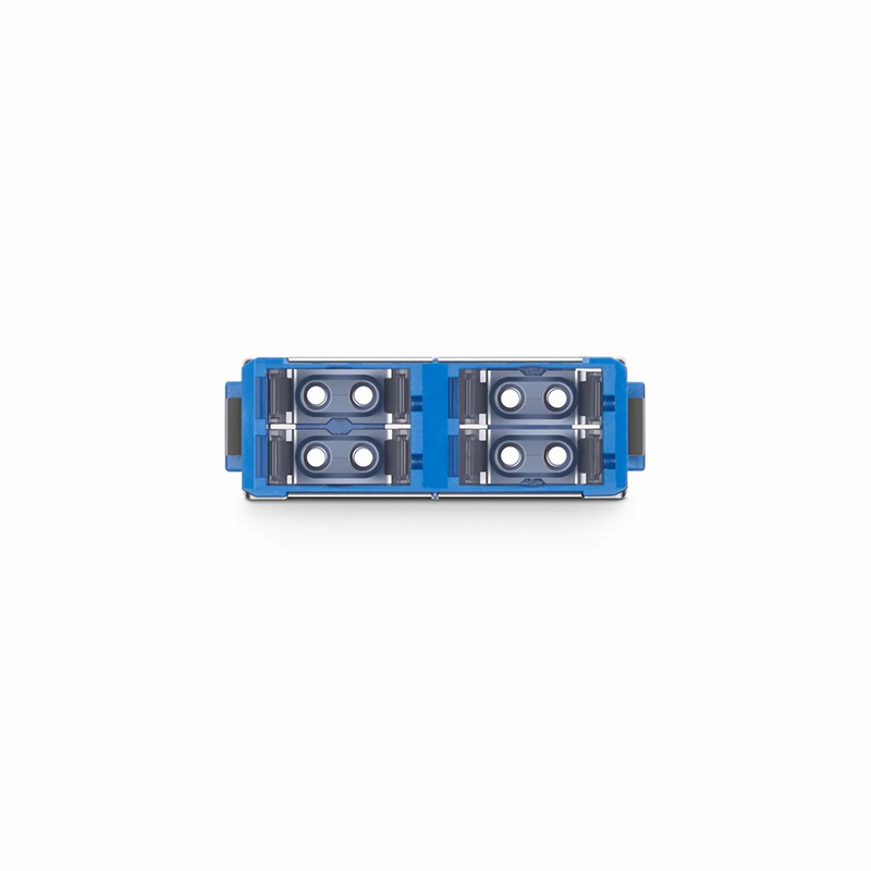 Refurb Squared SN/UPC to SN/UPC 4-Port OS2 Single Mode Plastic Fiber Optic Adapter/Coupler Without Flange