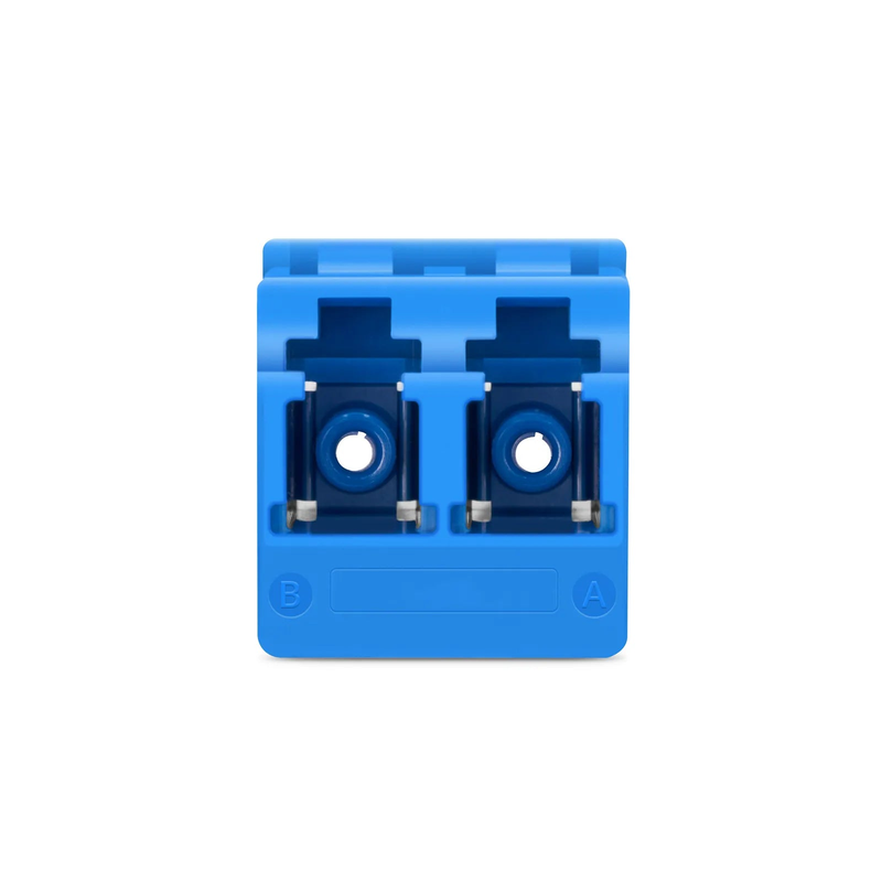 Refurb Squared LC/UPC to LC/UPC Duplex OS2 Single Mode Fiber Optic Adapter/Coupler without Flange