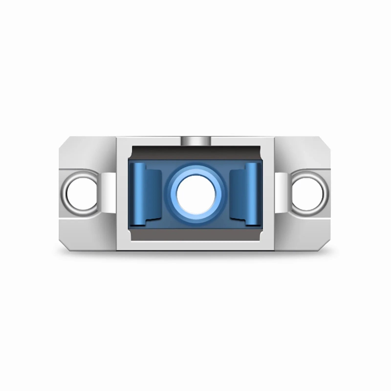Refurb Squared ST/UPC Female to SC/UPC Female Hybrid Simplex Single Mode/Multimode Metal Fiber Optic Adapter/Coupler with Flange