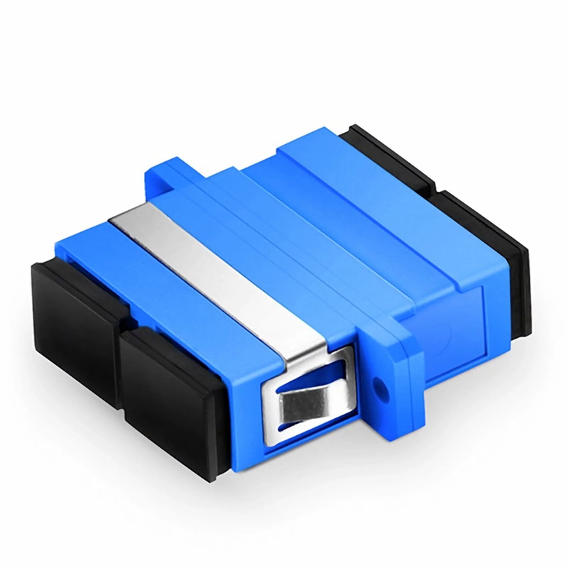 Refurb Squared SC/UPC to SC/UPC Duplex OS2 Single Mode Plastic Fiber Optic Adapter/Coupler with Flange (10pcs/Pack)
