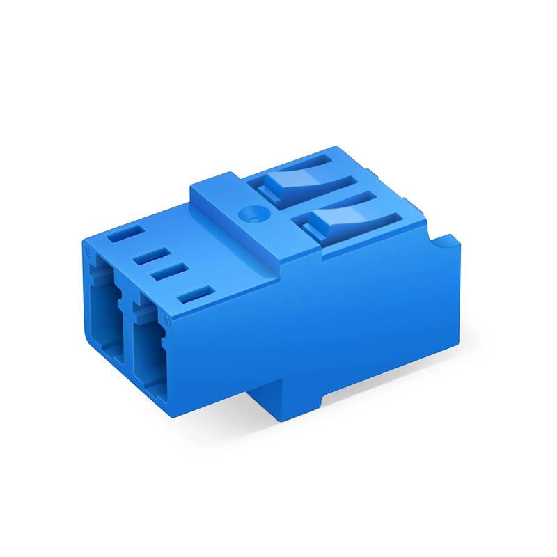 Refurb Squared LC/UPC to LC/UPC Duplex OS2 Single Mode Fiber Optic Adapter/Coupler without Flange