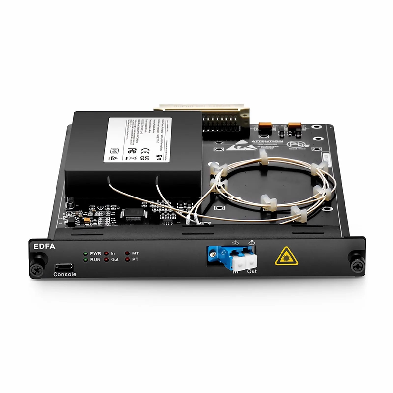 Refurb Squared FMT26PA-EDFA, 26dB Gain C-band DWDM EDFA Pre-Amplifier for FMT Managed Chassis, 16dBm Output