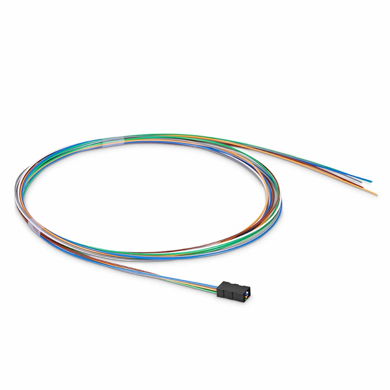 Refurb Squared 6 Fibers Color-coded Fan-out Kit, for Flat Ribbon Cables, 1.2m (3.94ft) Tubing Length