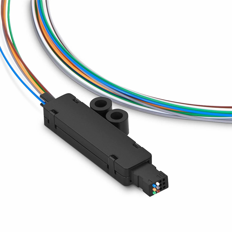 Refurb Squared 6 Fibers Color-coded Fan-out Kit, for Flat Ribbon Cables, 1.2m (3.94ft) Tubing Length