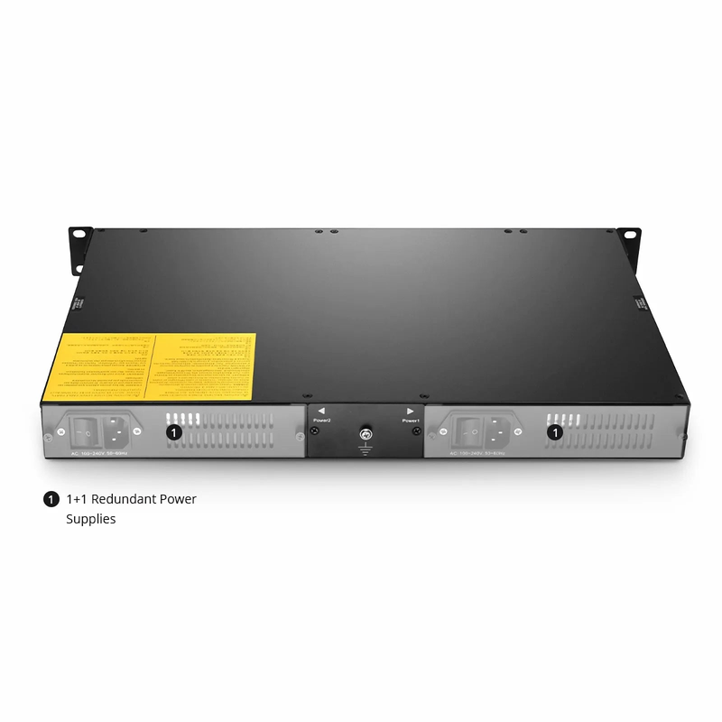 Refurb Squared FMT04-CH1U, 4 Slots 1U Managed Chassis Unloaded Platform, Redundant AC PSUs, Support SNMP Network Management