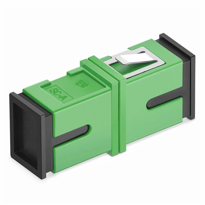 Refurb Squared SC/APC to SC/APC Simplex OS2 Single Mode Fiber Optic Adapter/Coupler (10pcs/Pack)
