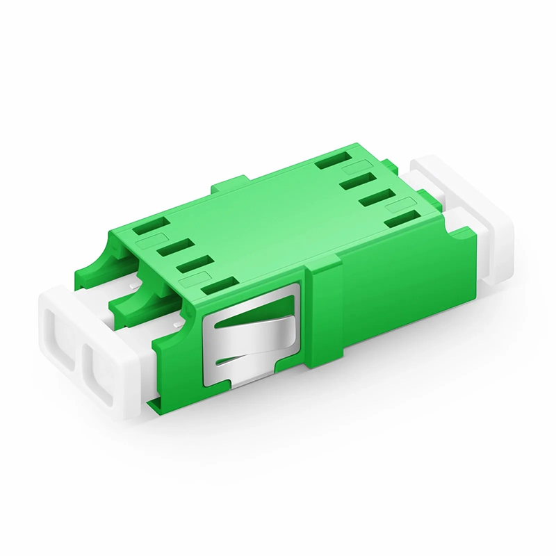 Refurb Squared LC/APC to LC/APC Duplex OS2 Single Mode SC Footprint Plastic Fiber Optic Adapter/Coupler without Flange (10pcs/pack)