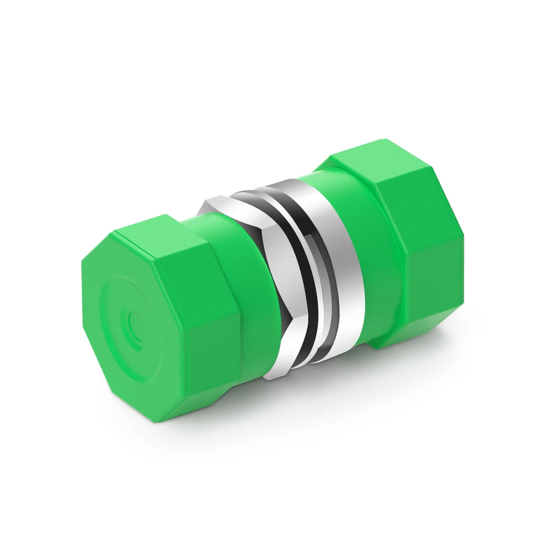 Refurb Squared FC/APC to FC/APC Simplex OS2 Single Mode Metal Small D Fiber Optic Adapter/Coupler without Flange (10pcs/pack)
