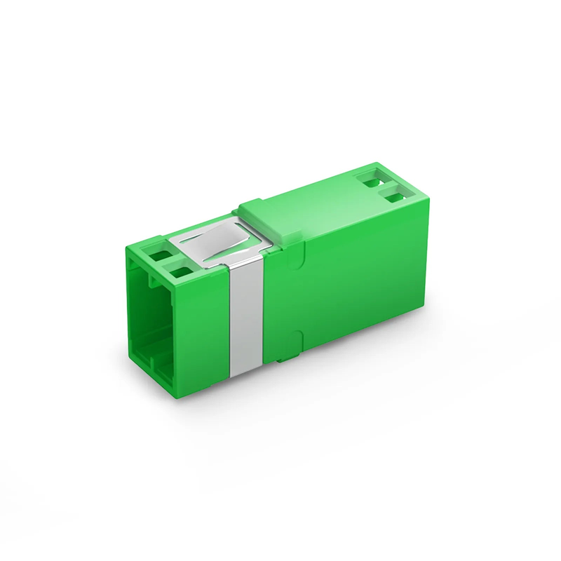 Refurb Squared MMC to MMC 2-Port Fiber Optic Adapter/Coupler without Flange