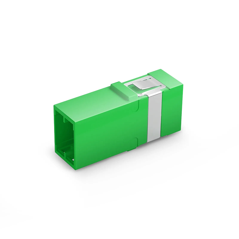 Refurb Squared MMC to MMC 2-Port Fiber Optic Adapter/Coupler without Flange