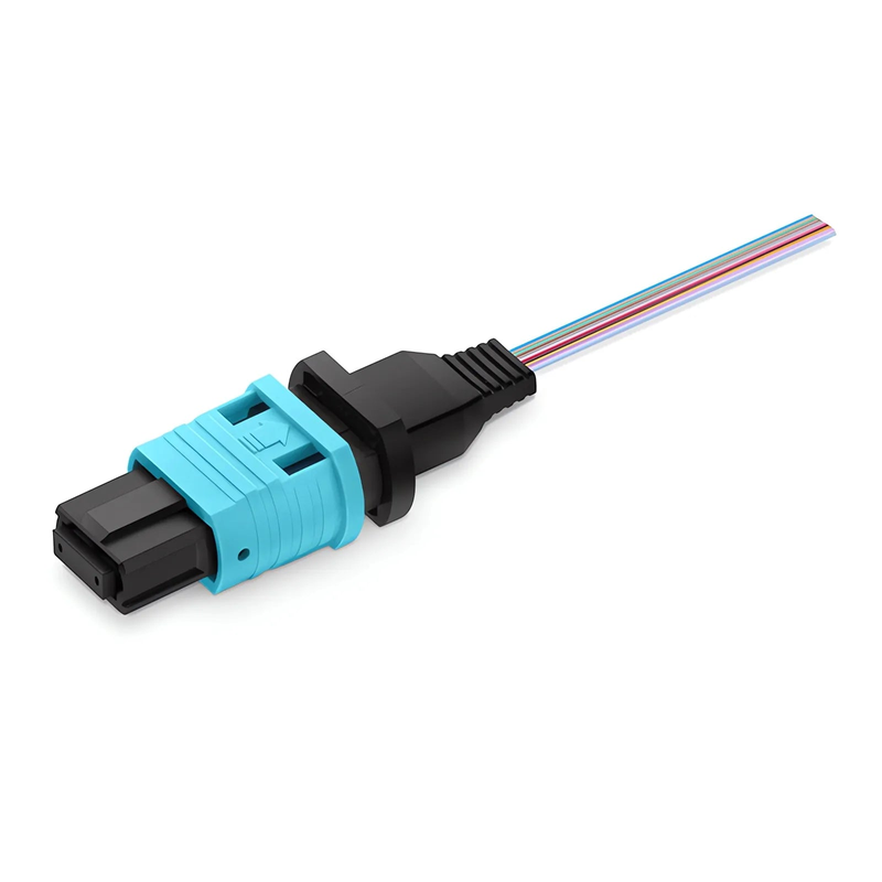 Refurb Squared MPO (Female) OM3/OM4 Multimode Field Assembly Splice-on Connector, Flat Ribbon