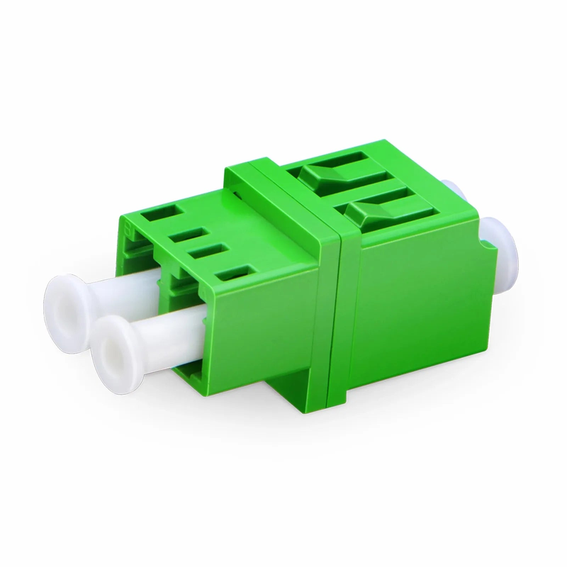 Refurb Squared LC/APC to LC/APC Duplex OS2 Single Mode Fiber Optic Adapter/Coupler without Flange