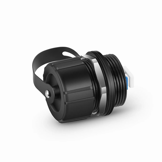 Refurb Squared IP67 LC UPC OS2 Single Mode Bulkhead Adapter/Mating Sleeve with Dust Cap