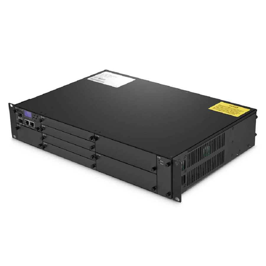 Refurb Squared FMT-CH, Customized 4/8/16 Slots 1U/2U/4U Managed Chassis Unloaded Platform, Redundant AC/DC PSUs, Support SNMP Network Management