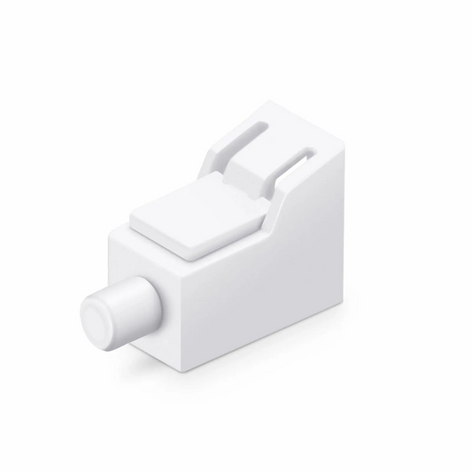 Refurb Squared Universal Dust Cap for 1.25mm Ferrules Fits LC, White Color (100pcs/pack)