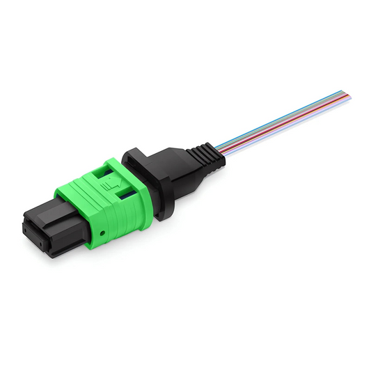 Refurb Squared MPO (Female) OS1/OS2 Single Mode Field Assembly Splice-on Connector, Flat Ribbon