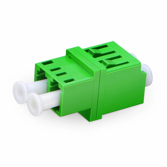 Refurb Squared LC/APC to LC/APC Duplex OS2 Single Mode Fiber Optic Adapter/Coupler without Flange