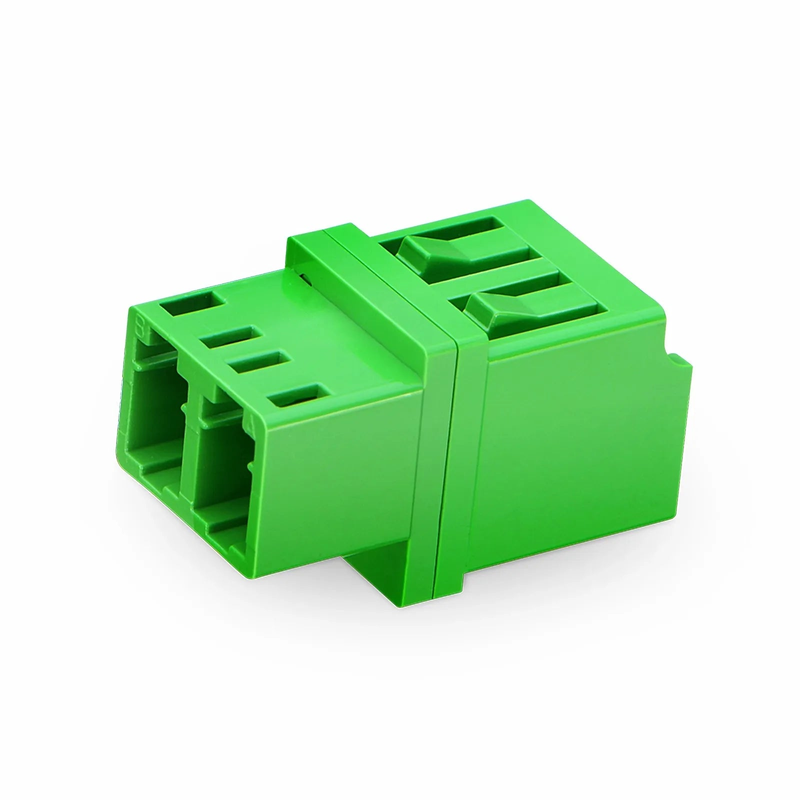 Refurb Squared LC/APC to LC/APC Duplex OS2 Single Mode Fiber Optic Adapter/Coupler without Flange