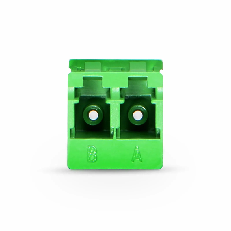 Refurb Squared LC/APC to LC/APC Duplex OS2 Single Mode Fiber Optic Adapter/Coupler without Flange