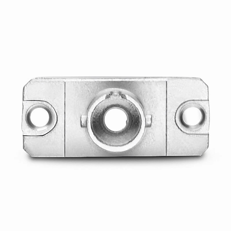 Refurb Squared FC/UPC Female to ST/UPC Female Hybrid Simplex Single Mode/Multimode Metal Fiber Optic Adapter/Coupler with Flange