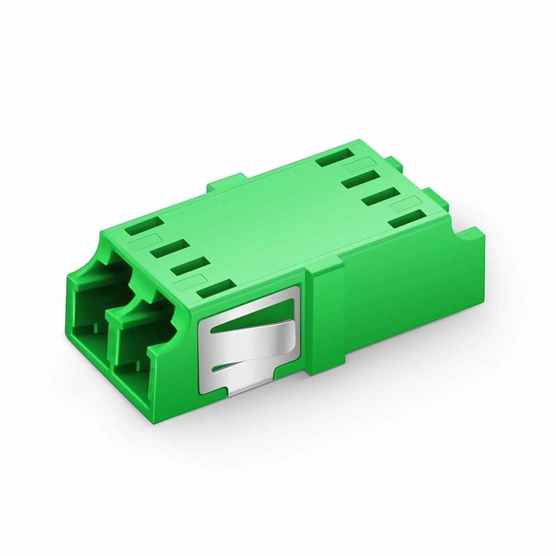 Refurb Squared LC/APC to LC/APC Duplex OS2 Single Mode SC Footprint Plastic Fiber Optic Adapter/Coupler without Flange (10pcs/pack)
