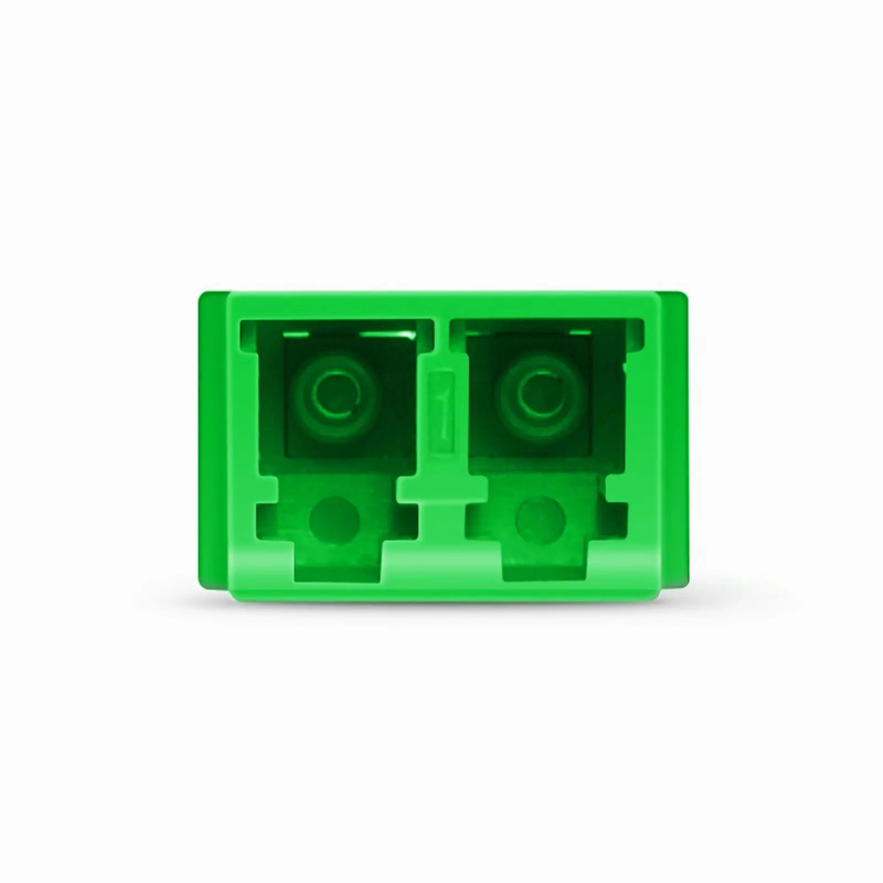 Refurb Squared LC/APC to LC/APC Duplex OS2 Single Mode SC Footprint Plastic Fiber Optic Adapter/Coupler without Flange (10pcs/pack)