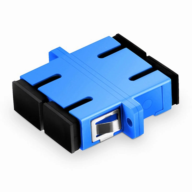 Refurb Squared SC/UPC to SC/UPC Duplex OS2 Single Mode Plastic Fiber Optic Adapter/Coupler with Flange (10pcs/Pack)