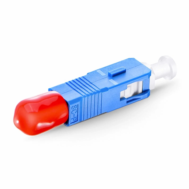 Refurb Squared ST/UPC Female to SC/UPC Male Simplex OS2 Single Mode Fiber Optic Adapter/Coupler without Flange
