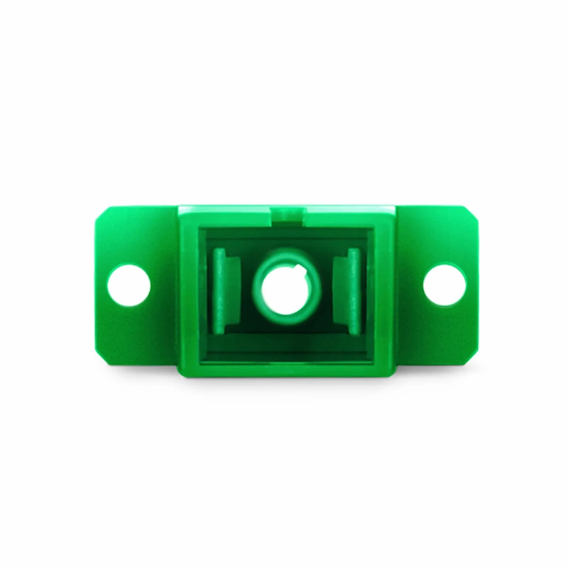 Refurb Squared SC/APC to SC/APC Simplex OS2 Single Mode Fiber Optic Adapter/Coupler with Flange (10pcs/Pack)