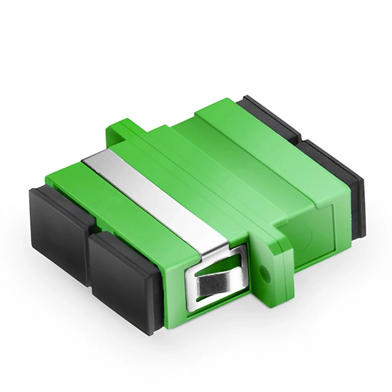 Refurb Squared SC/APC to SC/APC Duplex OS2 Single Mode Fiber Optic Adapter/Coupler with Flange (10pcs/Pack)