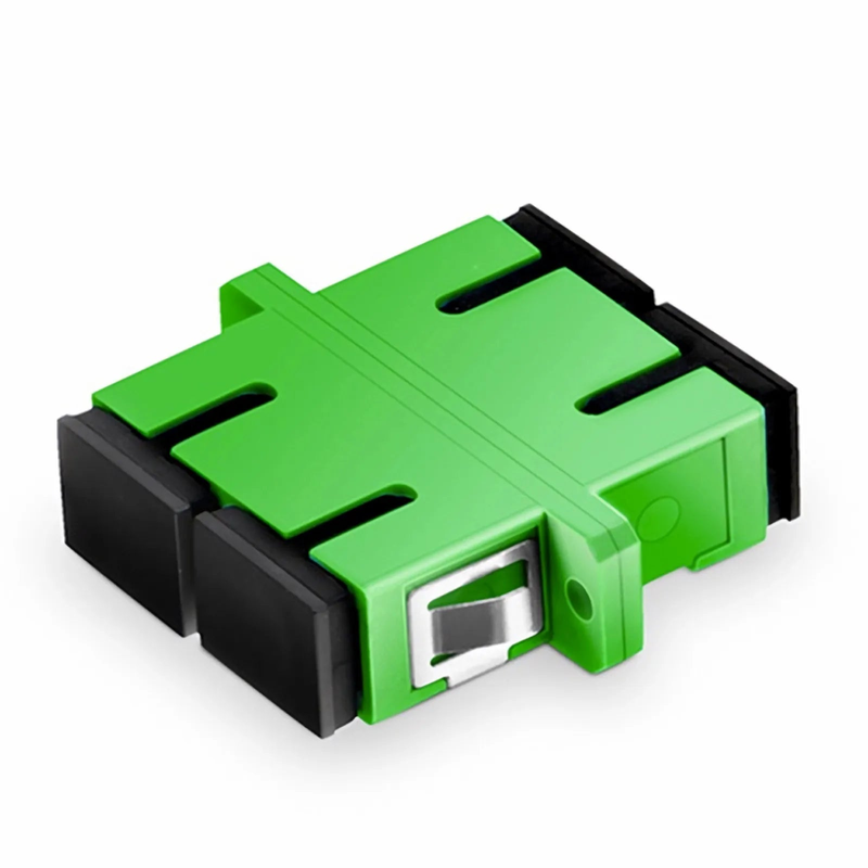 Refurb Squared SC/APC to SC/APC Duplex OS2 Single Mode Fiber Optic Adapter/Coupler with Flange (10pcs/Pack)