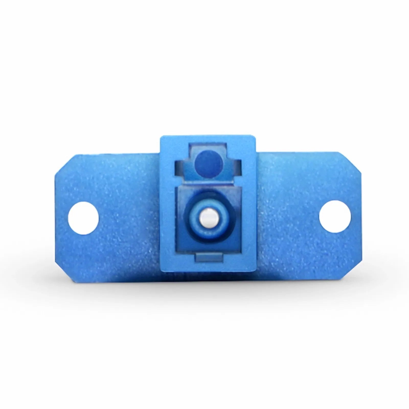 Refurb Squared LC/UPC Female to SC/UPC Female Hybrid Simplex OS2 Single Mode Plastic Fiber Optic Adapter/Coupler with Flange
