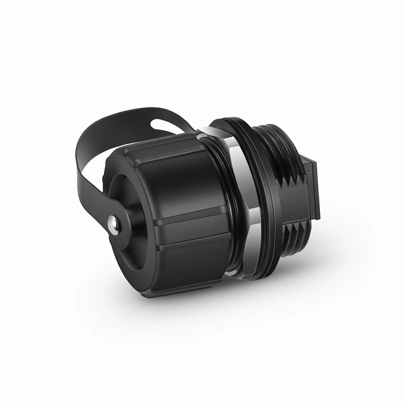 Refurb Squared IP67 SC UPC OS2 Single Mode Bulkhead Adapter/Mating Sleeve with Dust Cap