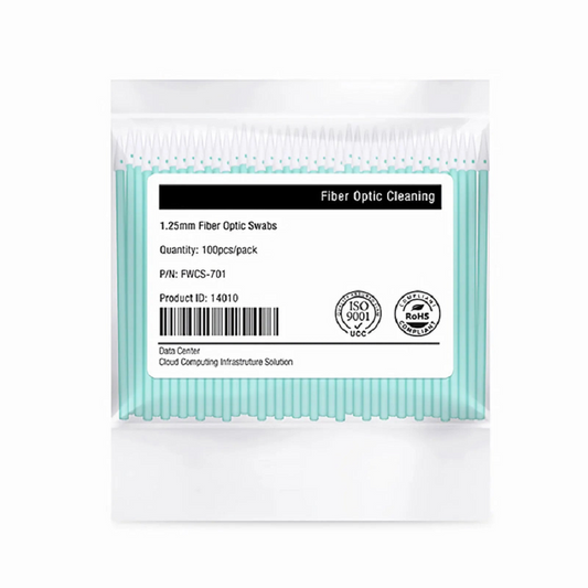 Refurb Squared 2.5mm Fiber Optic Lint-free Foam Clean Swabs (100pcs/Pack)